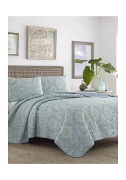 Tommy Bahama Turtle Cove 3-Piece Paisley Cotton Quilt Set -Tommy Bahama® Shop Belk 11