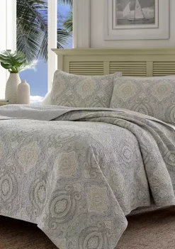 Tommy Bahama Turtle Cove 3-Piece Paisley Cotton Quilt Set -Tommy Bahama® Shop Belk 13