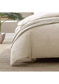 Tommy Bahama Textured Waffle 100% Cotton - 3 Piece- Comforter Bedding Set -Tommy Bahama® Shop Belk 195