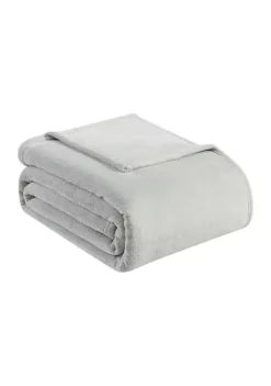 Tommy Bahama Ultra Soft Plush Solid Blanket