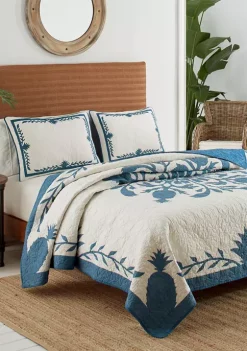 Tommy Bahama® Aloha Pineapple Cotton Quilt