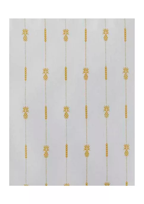 Tommy Bahama Pineapple Pinstripe 4-Piece Cotton Sheet Set 4 Tommy Bahama Pineapple Pinstripe 4-Piece Cotton Sheet Set - Image 2