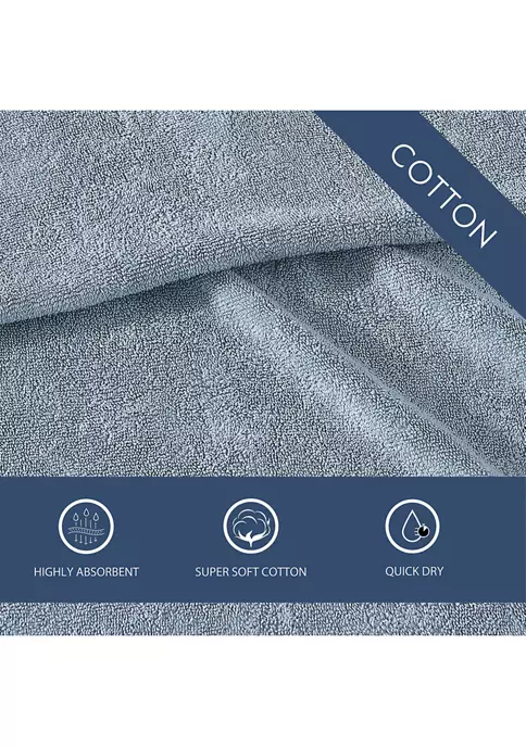 Tommy Bahama Island Retreat 100% Cotton Terry 12 Piece Wash Towel Set 9 Tommy Bahama Island Retreat 100% Cotton Terry 12 Piece Wash Towel Set - Image 7