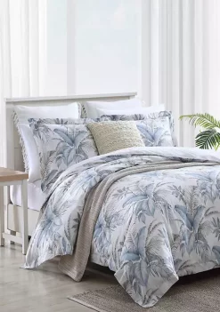 Tommy Bahama Bakers Bluff 3-Piece Botanical Cotton Comforter Set