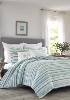Tommy Bahama Clearwater Cay Cotton Duvet Cover Set