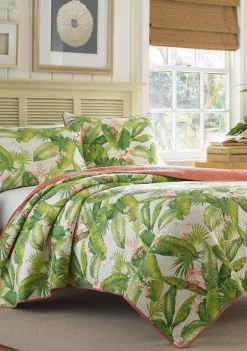 Tommy Bahama Aregada Dock 2-Piece Floral Cotton Quilt Set