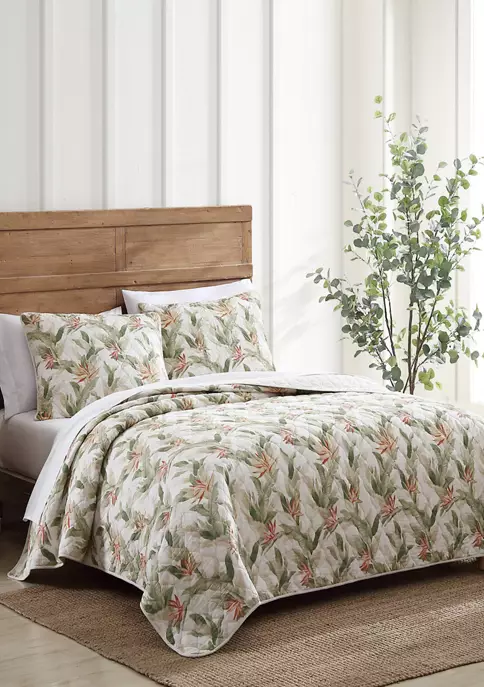 Tommy Bahama® Hawaiian Royal Cotton Quilt Set 4 Tommy Bahama® Hawaiian Royal Cotton Quilt Set - Image 2