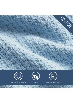 Tommy Bahama Bahama Coast Blue Cotton Blanket -Tommy Bahama® Shop Belk 659