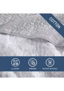Tommy Bahama Distressed Water Leaves 3-Piece Quilt Set -Tommy Bahama® Shop Belk 68