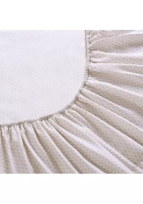 Tommy Bahama Island Wicker Cotton Blend T1000 Sateen- 6 Piece- Sheet Set 6 Tommy Bahama Island Wicker Cotton Blend T1000 Sateen- 6 Piece- Sheet Set - Image 4