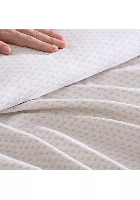 Tommy Bahama Island Wicker Cotton Blend T1000 Sateen- 6 Piece- Sheet Set 8 Tommy Bahama Island Wicker Cotton Blend T1000 Sateen- 6 Piece- Sheet Set - Image 6