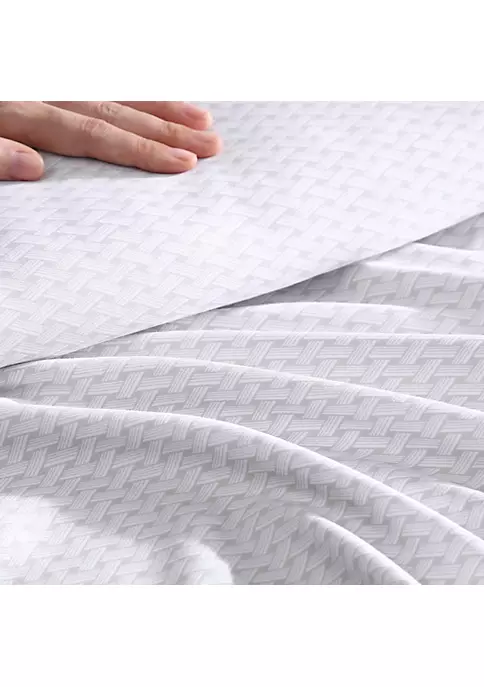 Tommy Bahama Island Wicker Cotton Blend T1000 Sateen- 6 Piece- Sheet Set 9 Tommy Bahama Island Wicker Cotton Blend T1000 Sateen- 6 Piece- Sheet Set - Image 7