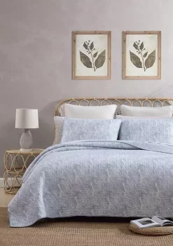 Tommy Bahama Distressed Water Leaves 3-Piece Quilt Set -Tommy Bahama® Shop Belk 70
