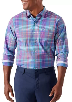 Tommy Bahama® Men's Sarasota Stretch Pinot Plaid Shirt