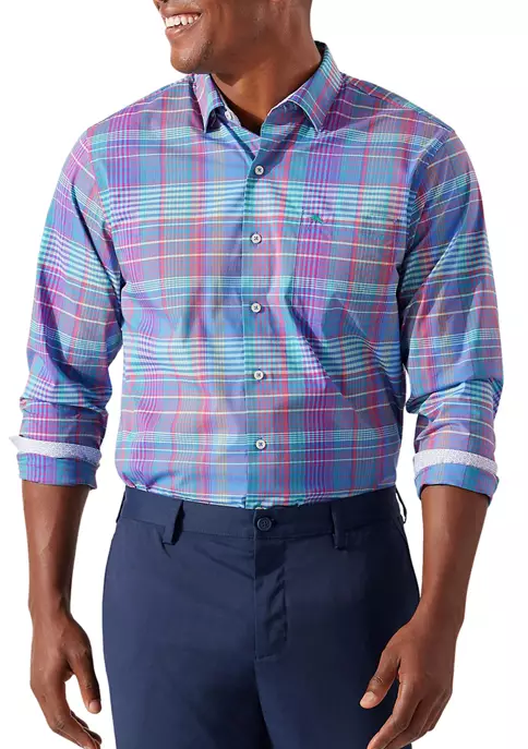 Tommy Bahama® Men's Sarasota Stretch Pinot Plaid Shirt 3 Tommy Bahama® Men's Sarasota Stretch Pinot Plaid Shirt