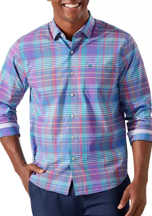 Tommy Bahama® Men's Sarasota Stretch Pinot Plaid Shirt 5 Tommy Bahama® Men's Sarasota Stretch Pinot Plaid Shirt - Image 3