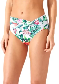 Tommy Bahama® Tropi-Calling Twist High Waist Swim Bottoms