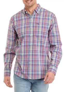 Tommy Bahama® Men's Sarasota Stretch Pacifica Plaid Shirt
