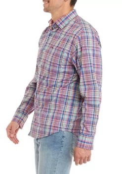 Tommy Bahama® Men's Sarasota Stretch Pacifica Plaid Shirt -Tommy Bahama® Shop Belk 958